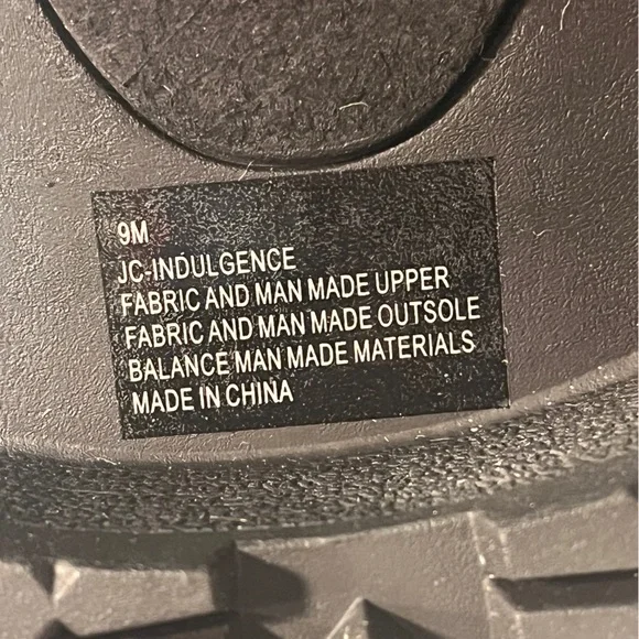 Juicy Couture Black Combat Boots with Leopard Detail - Picture 3 of 7